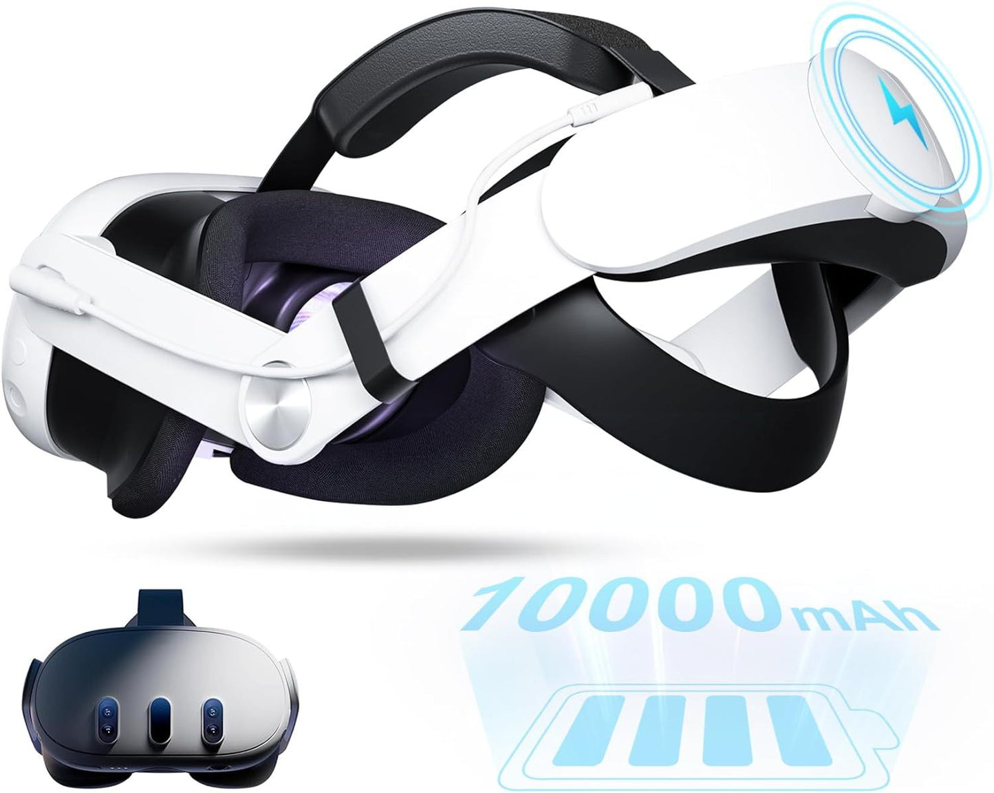 VR-Headset Tragehilfe mit Anatomischer Polsterung Brehn
