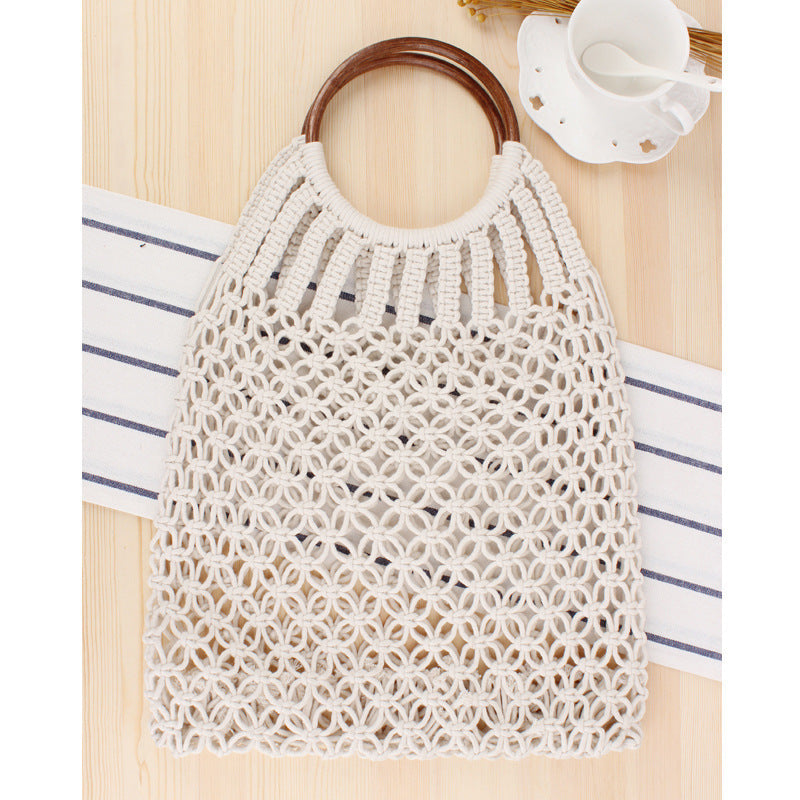 Handtasche mit Geflochtenem Design und Innentasche Brehn