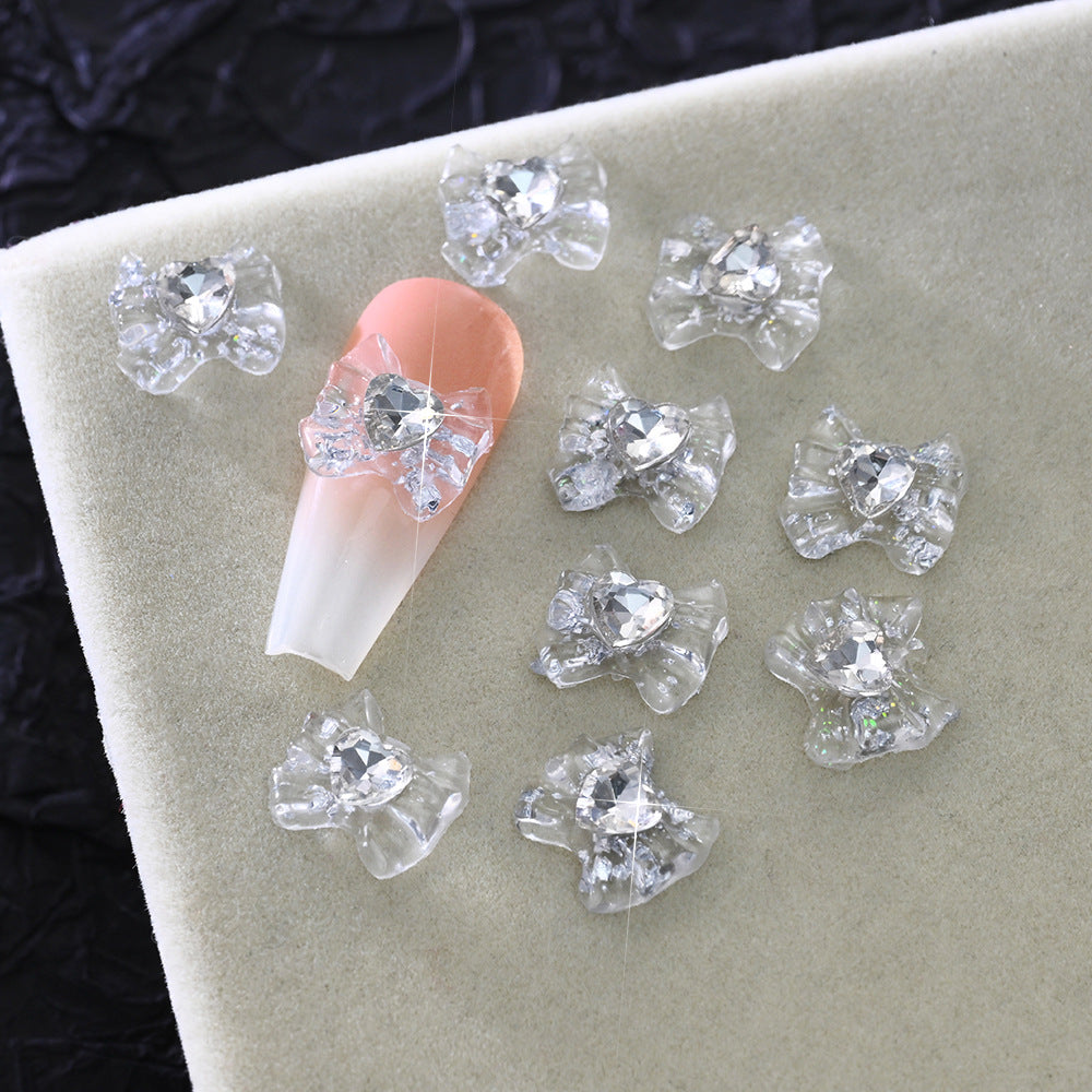 Dekorative Nagelkunst Rhinestone Charms