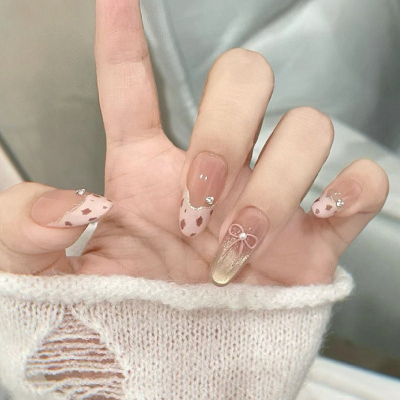 Künstlerisch Thematisierte Press-On Nagelkunst Brehn