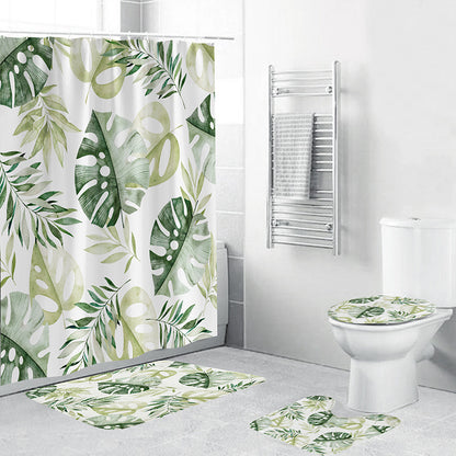 Tropische Pflanzen Badezimmer Set Brehn