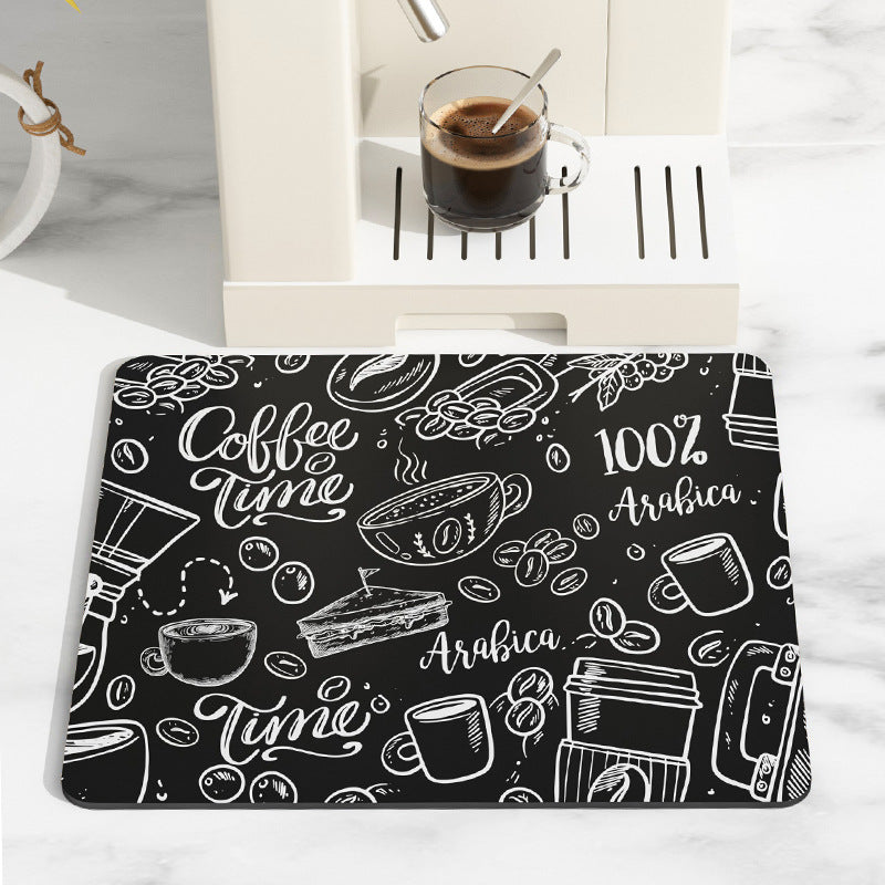 Dekorativer Kaffeeteller