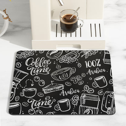 Dekorativer Kaffeeteller