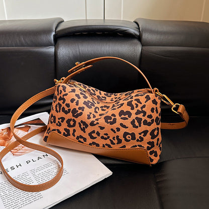 Wildleder Mini Bucket Handtasche