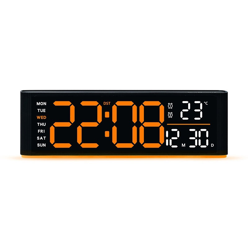 Digitaler Led-Wecker mit Temperatur- und Wochentagsanzeige Brehn
