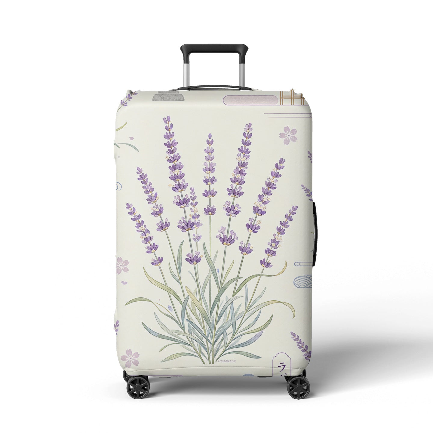 Damen Reisekoffer Brehn Blumendesign mit verstellbarem Griff