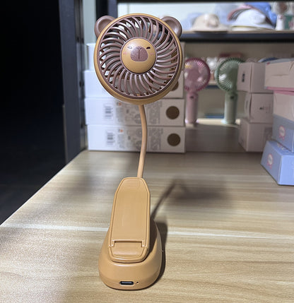 Damen tragbarer Handventilator mit flexibler Halterung Brehn