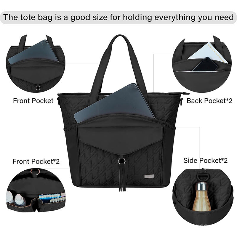 Praktische Handtasche mit Mehreren Fächern Brehn