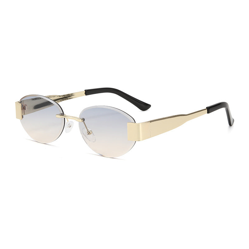 Damen glamouröse Sonnenbrille mit klarem, elegantem Rahmen und schützendem UV-Filter Brehn