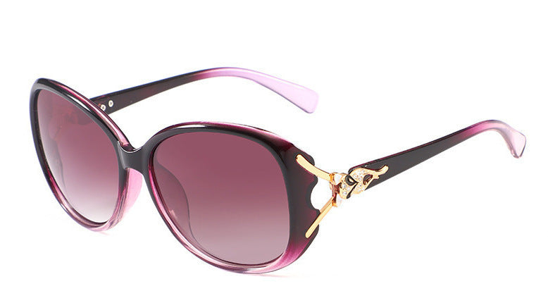 Elegante Übergroße Katzenaugen-Sonnenbrille Brehn