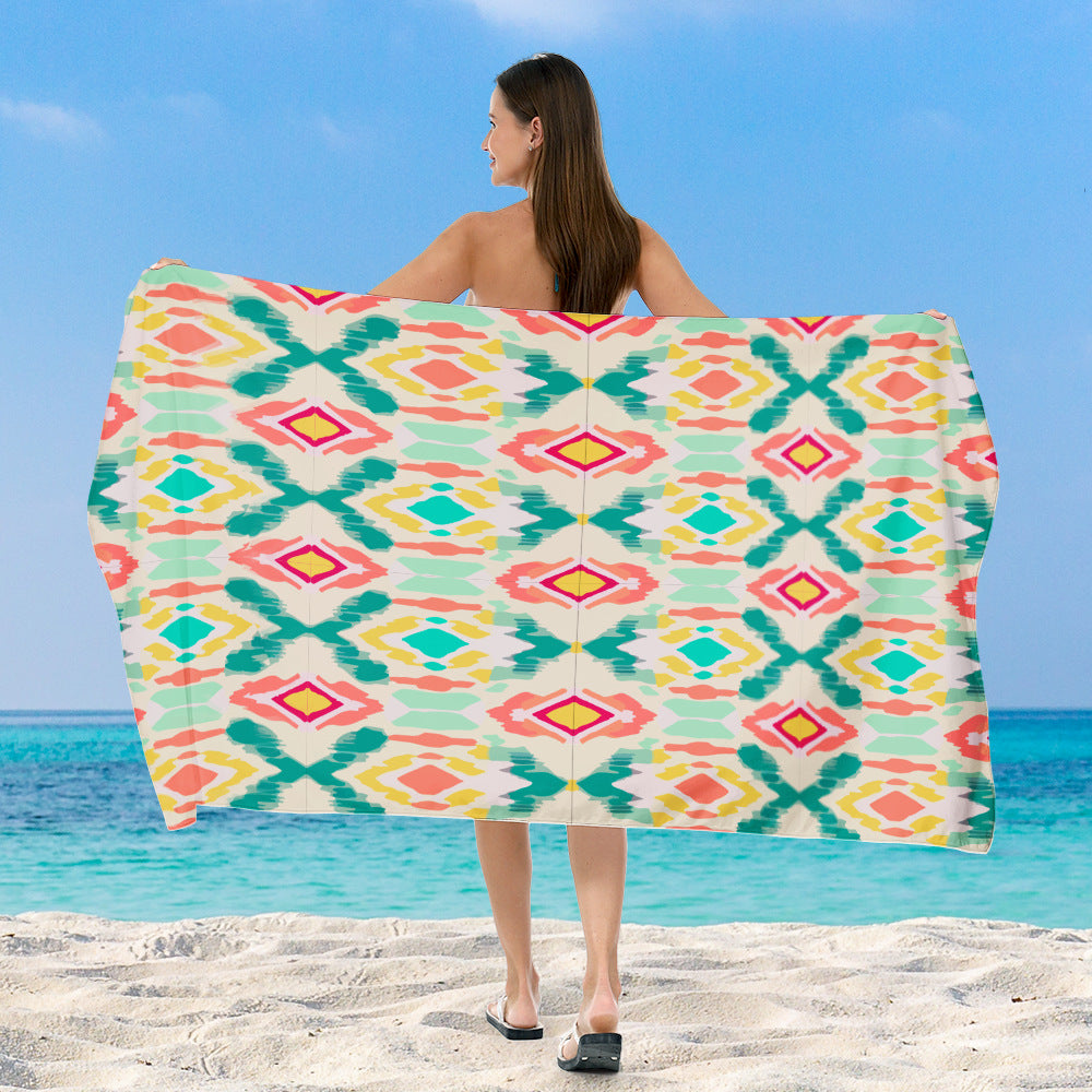 Stranddecke mit exklusivem geometrischen Tribal-Design Brehn