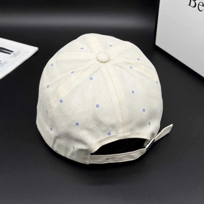Damen Polka Dot Bestickte Baseballmütze Brehn