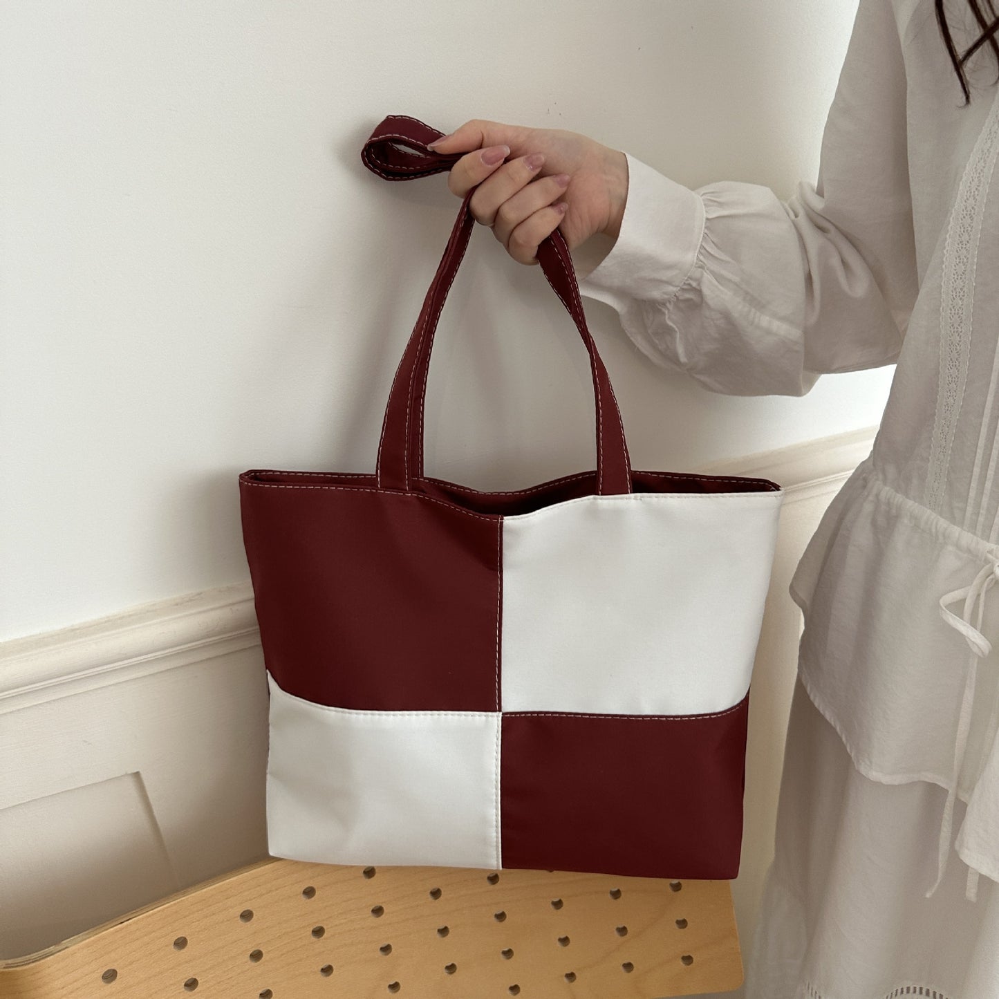 WoSpacious Geometrisches Design Tasche Brehn