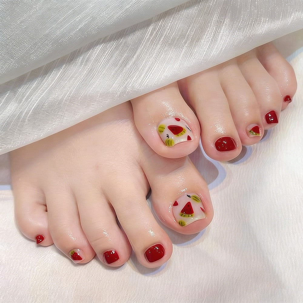 Elegante Fußnagelkunst Brehn