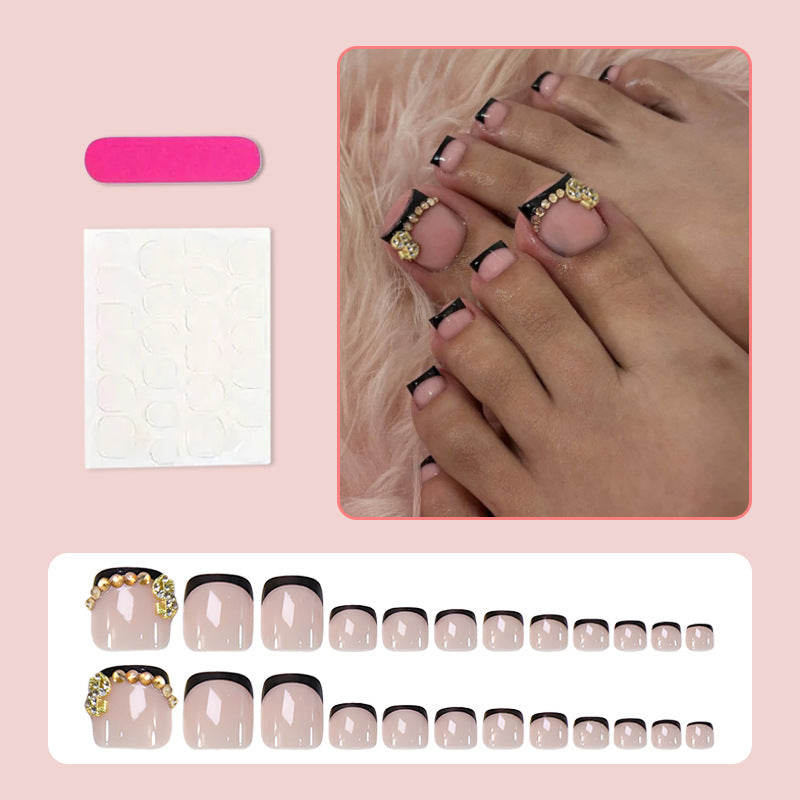 Fußnagelkunstset mit eleganten Verzierungen Brehn