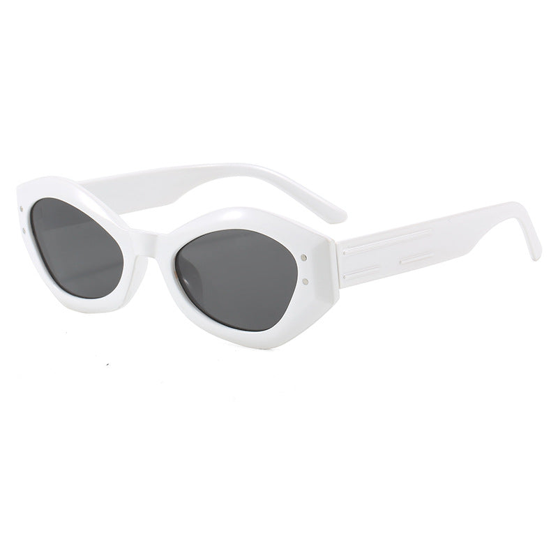 Damen Cat-Eye Sonnenbrille mit modernem Design und breitem Rahmen Brehn
