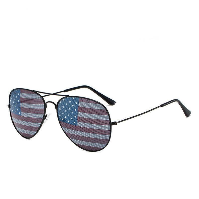 Patriotische Flagge Aviator-Sonnenbrille Brehn