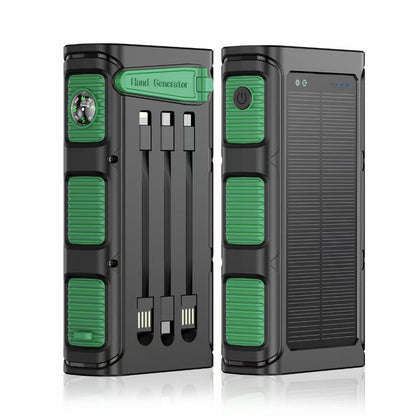 Multifunktionale Solar-Powerbank mit Integriertem Kompass und Schnellladefunktion Brehn