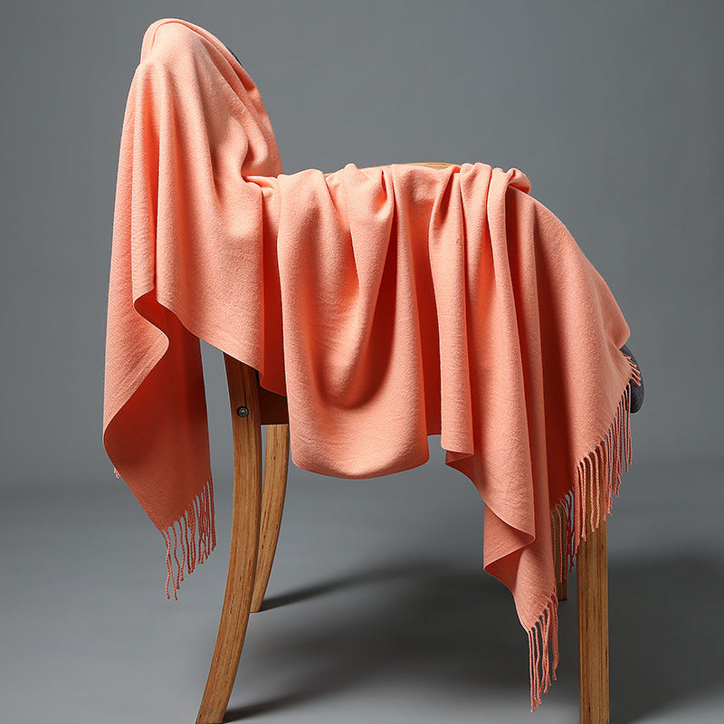 Luxuriöse Cashmere-Mischung Wurfdecke