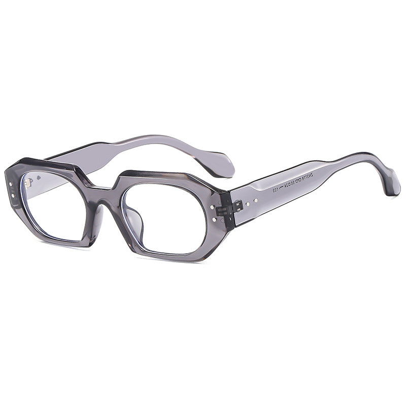 Damen modische Sonnenbrille im markanten, achtseitigen Design Brehn