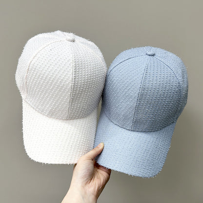 Damen strukturiertes Stoff Baseball Cap Brehn 1784083631