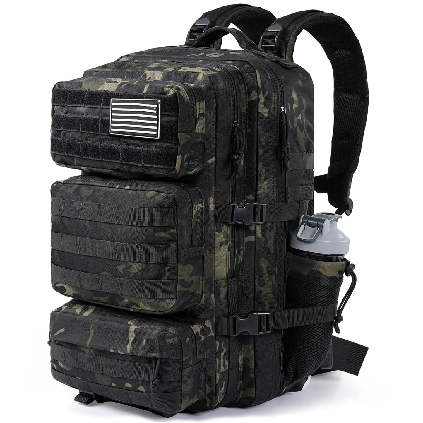 Herren taktischer Militär-Rucksack mit modularen Modulen Brehn