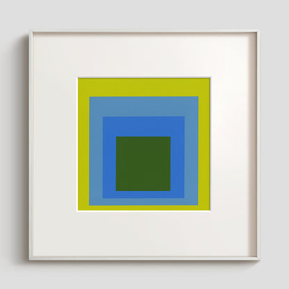 Geometrische abstrakte gerahmte Wanddekoration