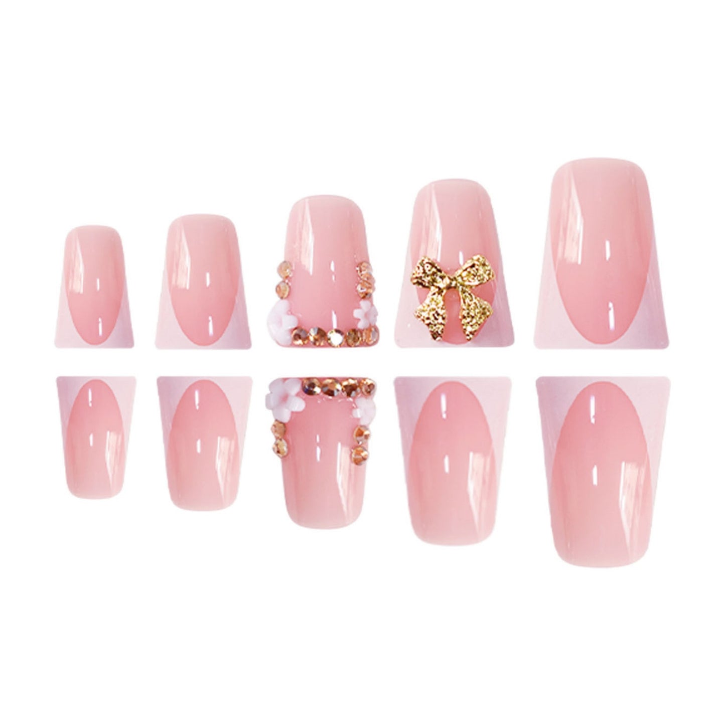 Dekoratives Press-On Nagelkunst Set Brehn