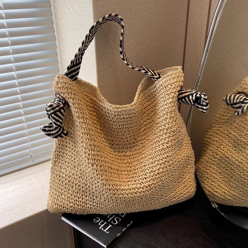 Stroh Shopper-Tasche mit Modernem Design Brehn