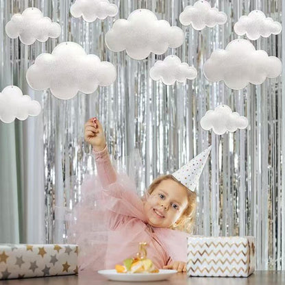 Stoff Wolken Mobile Dekor Brehn