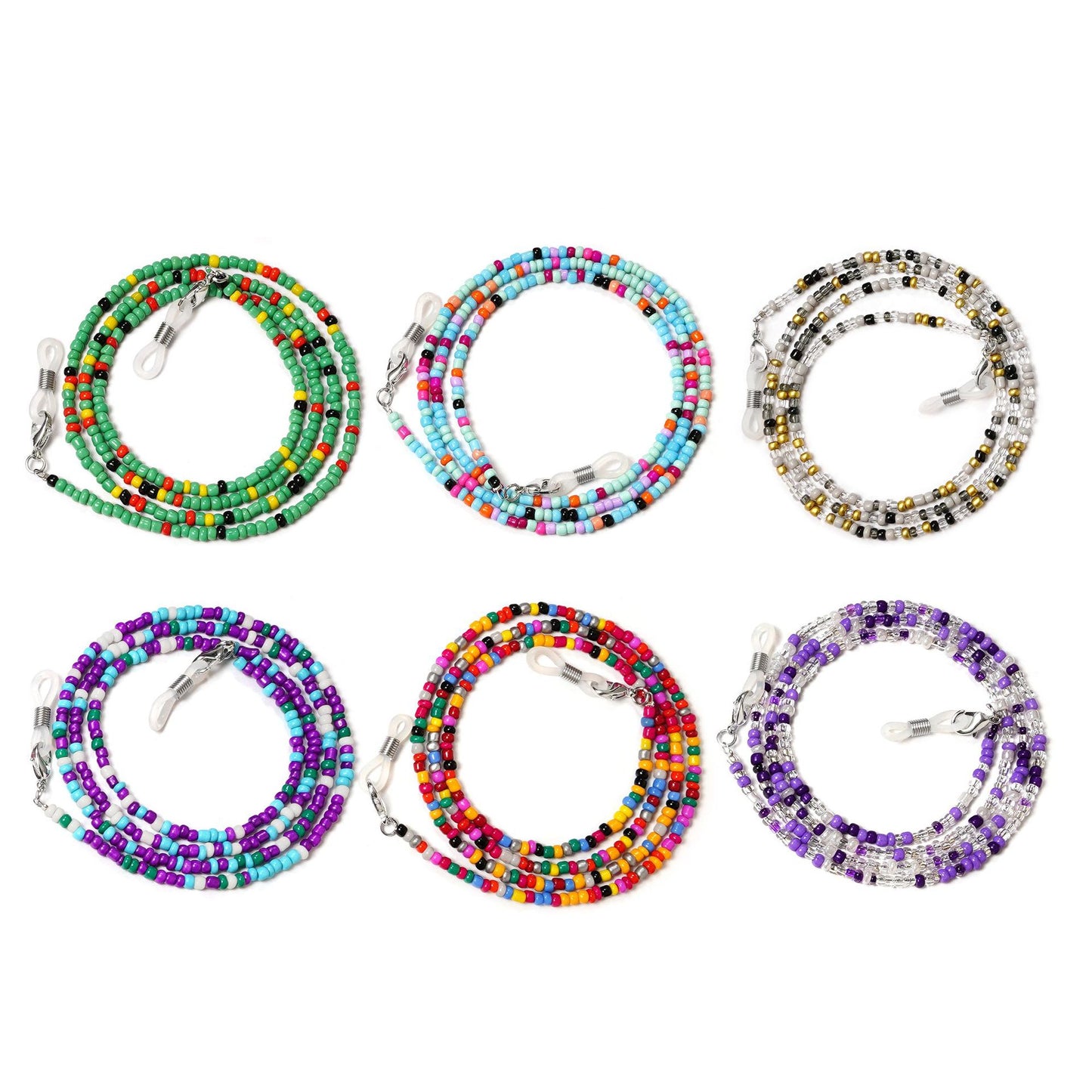 Bunte Artisan Perlen Brillen Kette Brehn