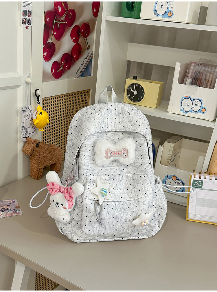 Niedlicher Plüsch Verzierte Rucksack Brehn