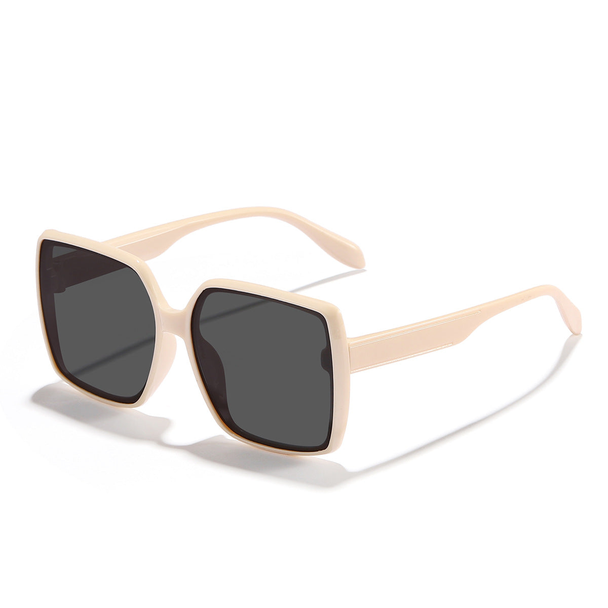 Damen oversized Sonnenbrille mit modernem quadratischen Rahmen und schützenden Gläsern Brehn