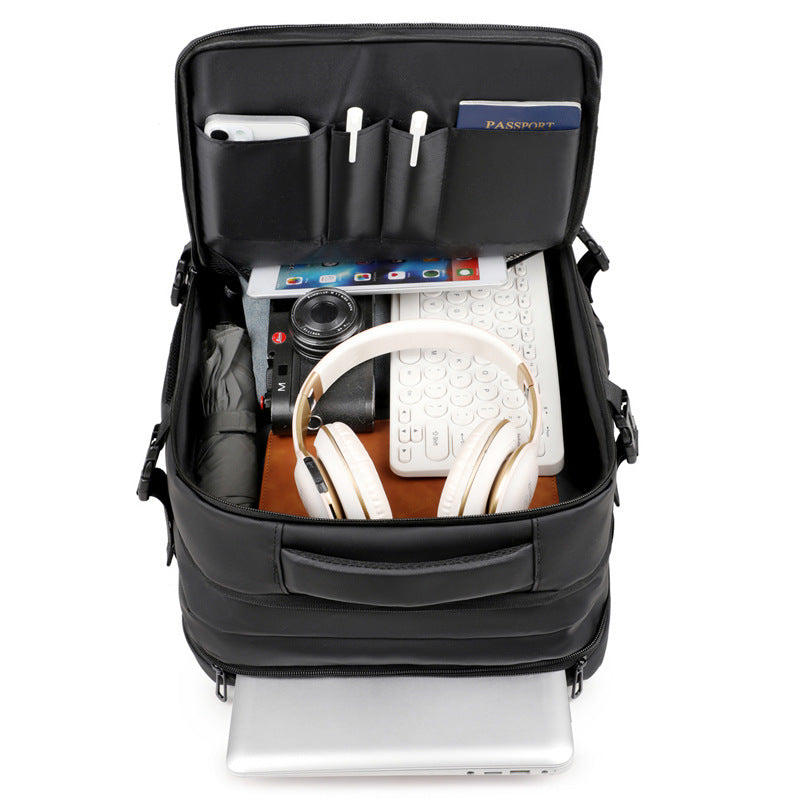 Eleganter Laptop-Rucksack mit Innovativem Stauraum und Praktischen Fächern Brehn
