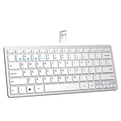 Kompakte Bluetooth-Tastatur mit Multisystem-Unterstützung Brehn