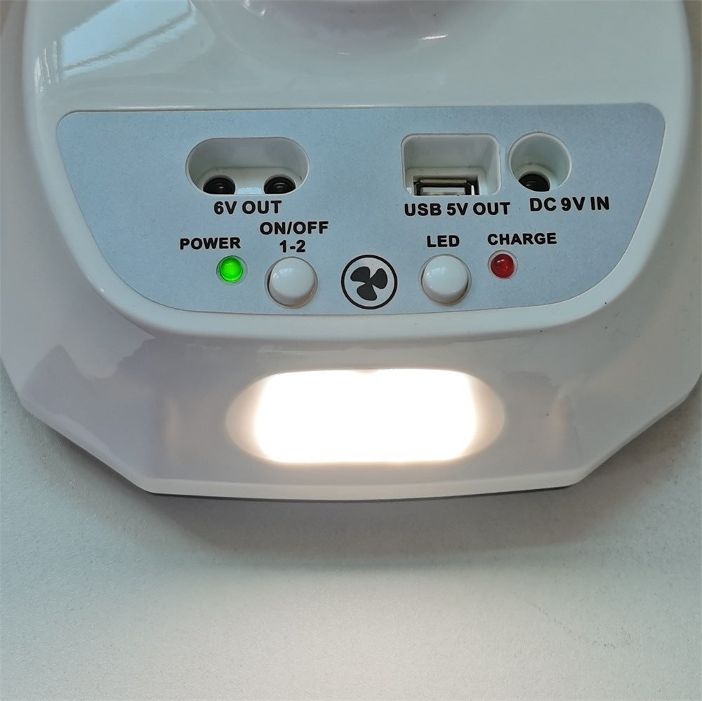 Unisex nan leiser USB Tischventilator mit mehrblättrigem Design, oszillierender Neigefunktion und Timer Brehn