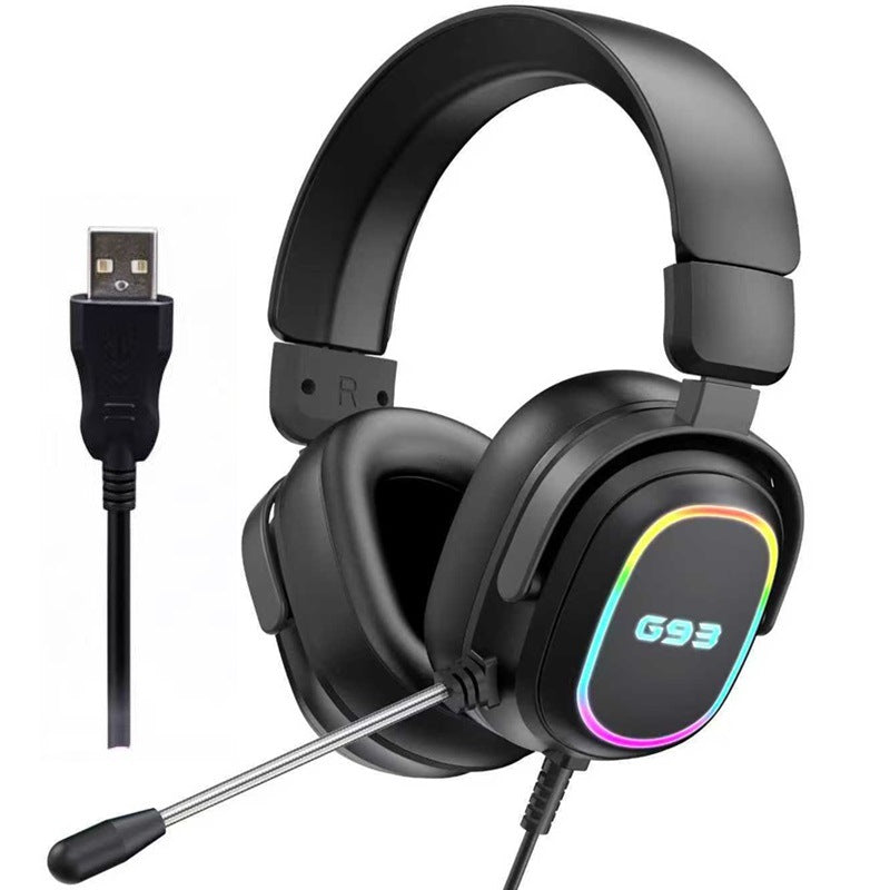 Gaming-Headset mit Rgb-Hintergrundbeleuchtung und Bequemer Polsterung Brehn