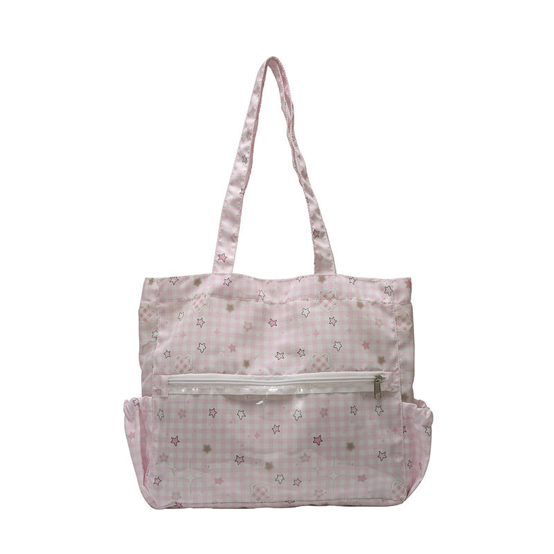 Illustrierte Canvas-Shopper-Tasche Brehn