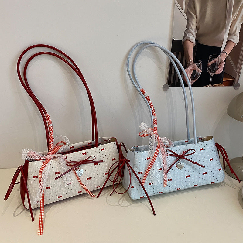 Elegante floral gestickte Handtasche
