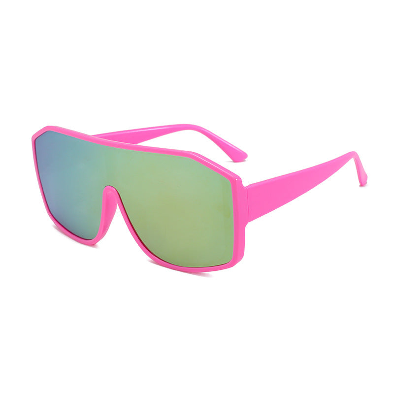 Damen Modische Oversized-Sonnenbrille im futuristischen Design Brehn