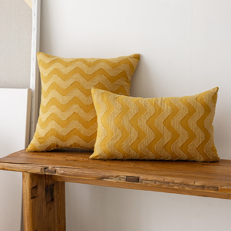 Chevron-Muster-Textur-Kissen