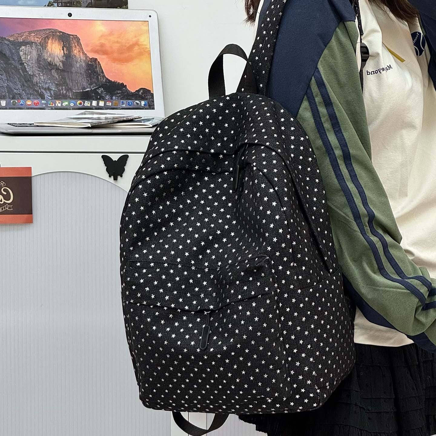 Stylische Canvas-Rucksack Brehn