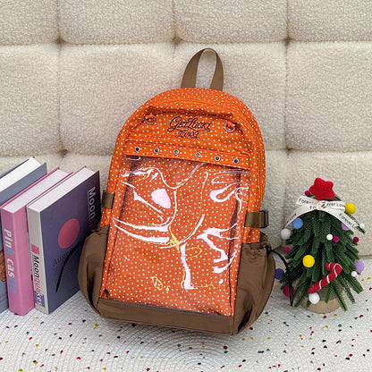Stylische Punktmuster Charaktertasche Brehn