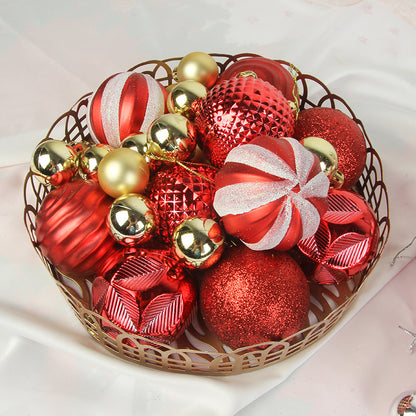 Dekoratives bruchsicheres Weihnachtsbaumkugel-Set Brehn