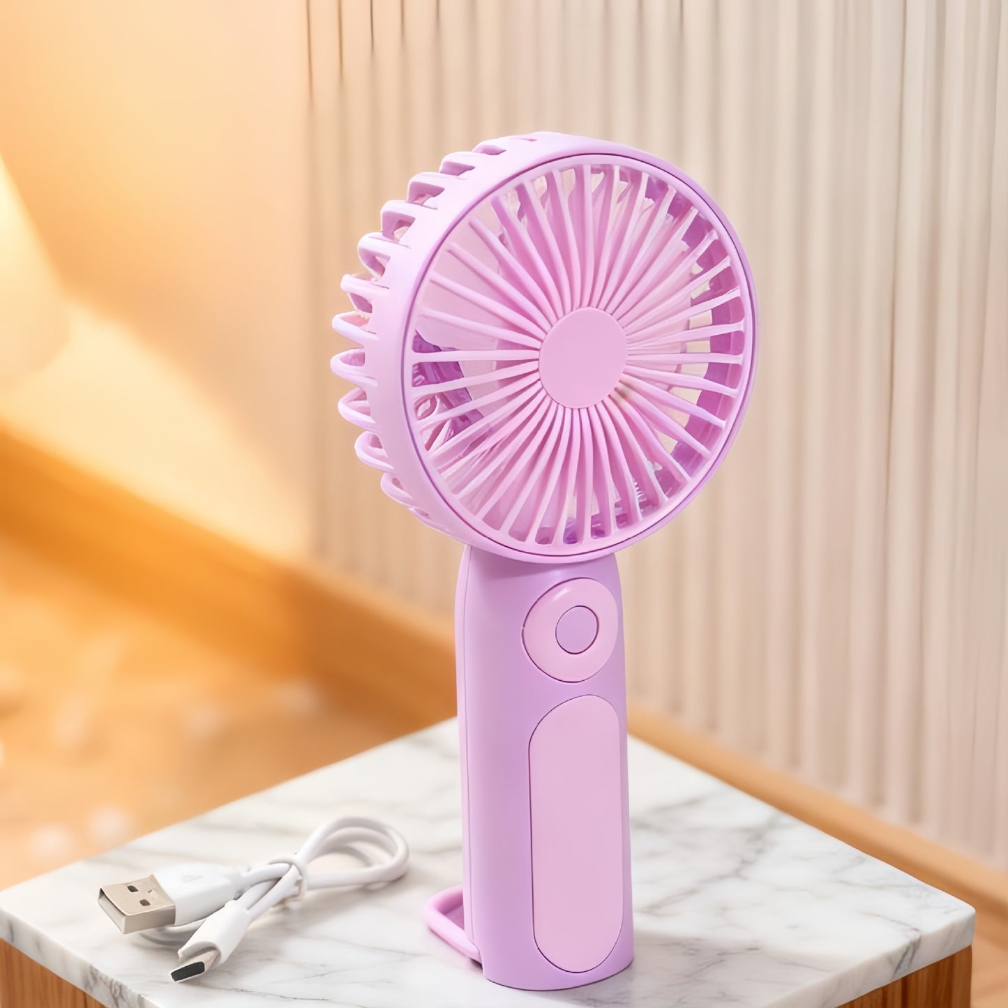 Damen Tragbarer Handventilator mit USB-Anschluss Brehn