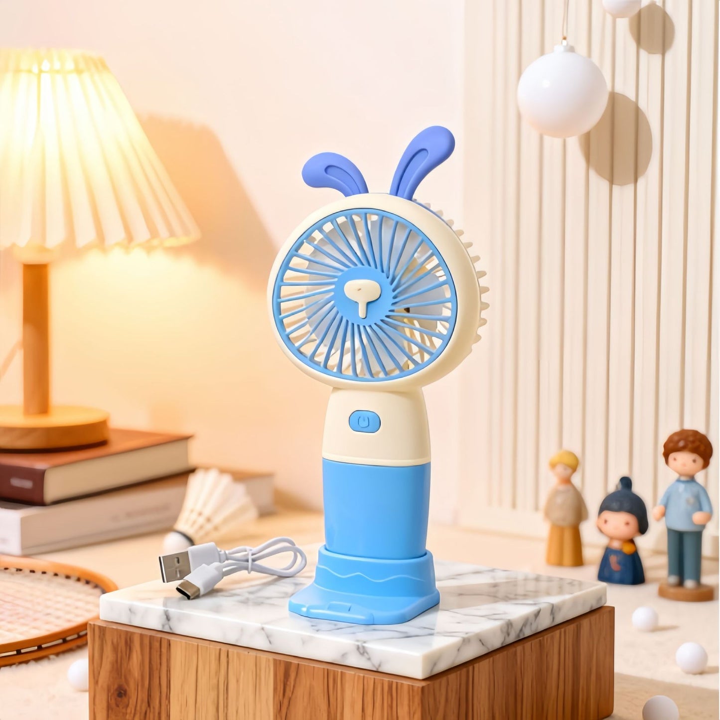 Damen Tragbarer Handventilator mit niedlichem Tierdesign Brehn