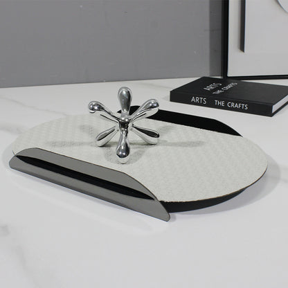 Eleganter Leder Schreibtisch-Organizer