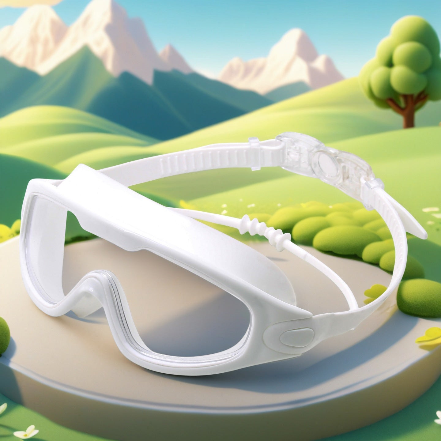 Wasserdichte Schwimmbrille mit Verstellbarem Nasenstück Brehn