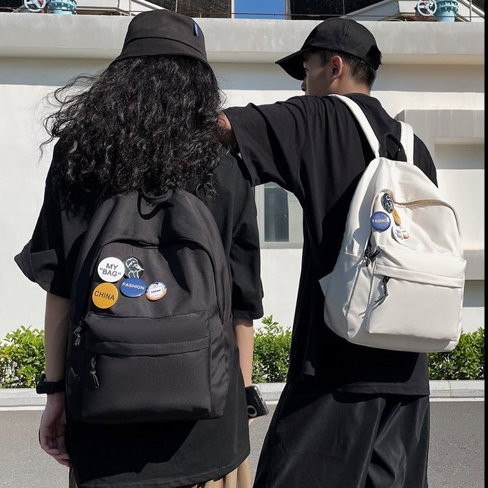 Rucksack mit Kreativem Button-Design Brehn