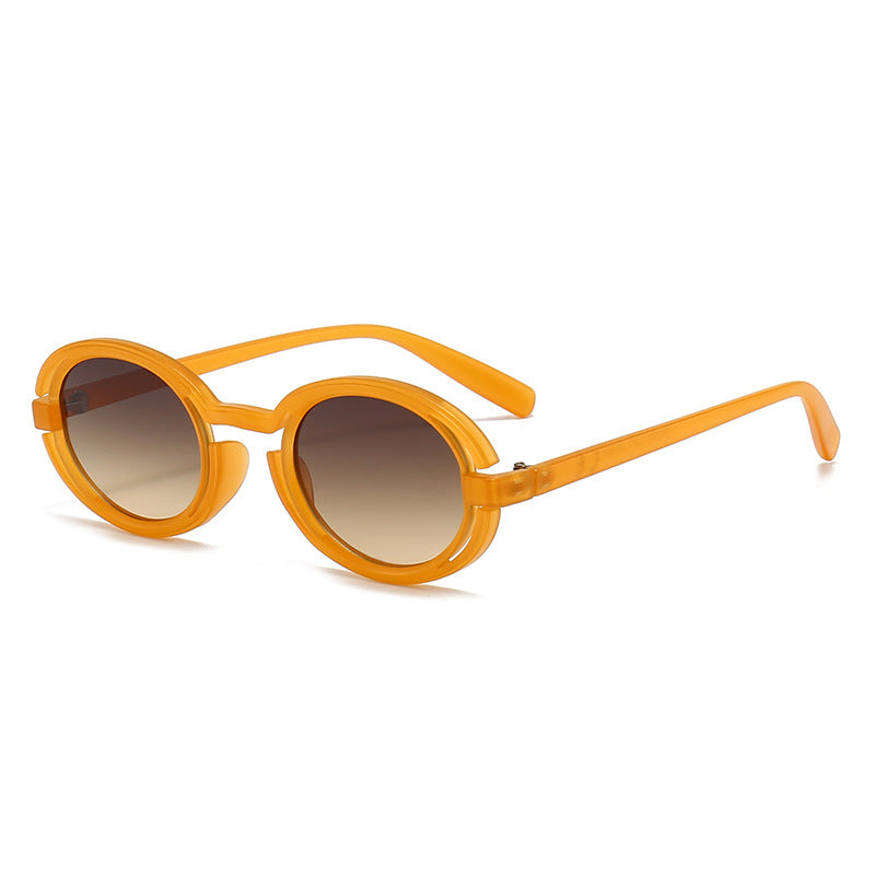 Damen Runde Sonnenbrille im modernen Retro-Stil Brehn